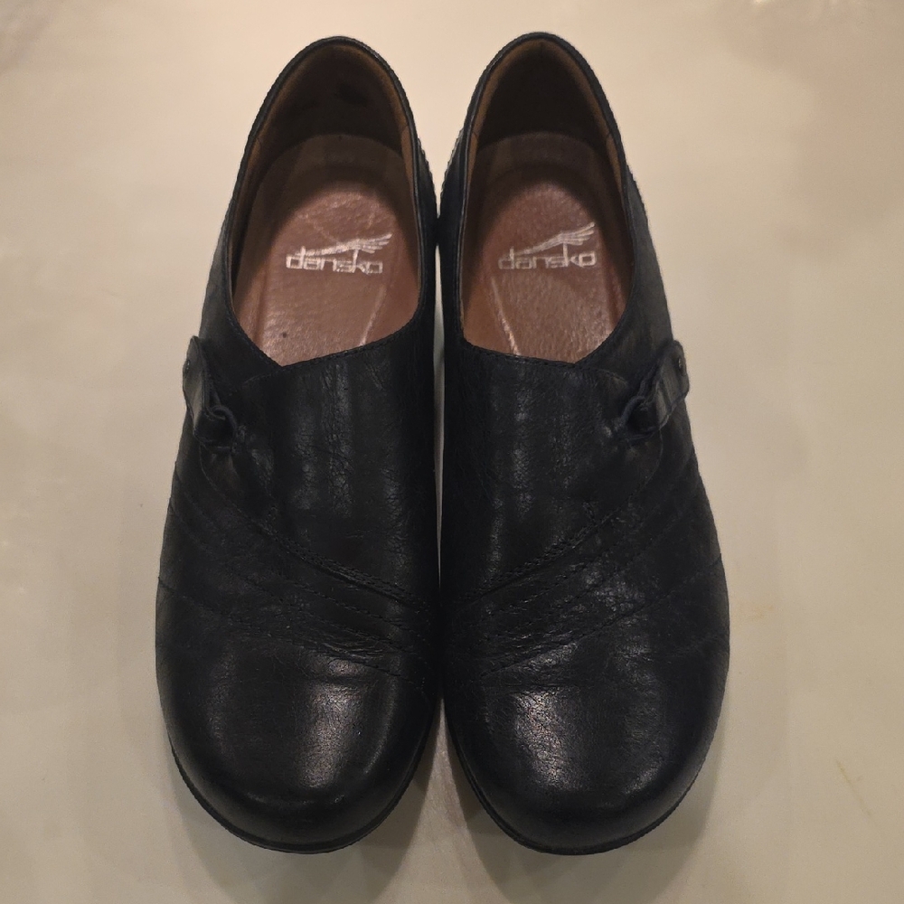 Dansko Navy Leather Shoes